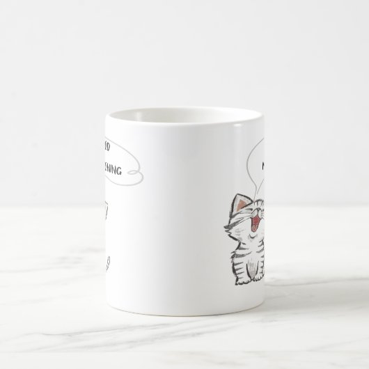 おもしろマグカップの猫好き コーヒーマグカップ (中央)