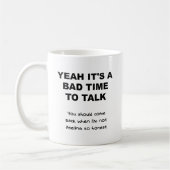 おもしろマグカップを話す苦境 コーヒーマグカップ (左)