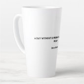 おもしろマグカップ カフェラテマグ (左アングル)