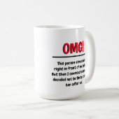 おもしろマグカップ コーヒーマグカップ (正面右)