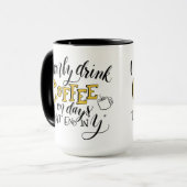 おもしろマグカップ- Yで終わる幾日 マグカップ (正面左)