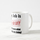 おもしろマグカップCoの労働者のギフトの事務用品 コーヒーマグカップ (正面右)