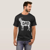 おもしろヤギのパパ Tシャツ (正面フル)