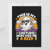 おもしろレトロなボー 招待状 (正面)