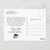 おもしろレトロカー DRIVE BY 卒業パーティー ポストカード (裏面)