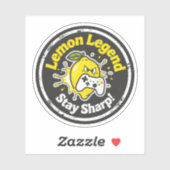 おもしろレモンゲーマー "レモン伝説" & "鋭さを保て!"  シール (シート)