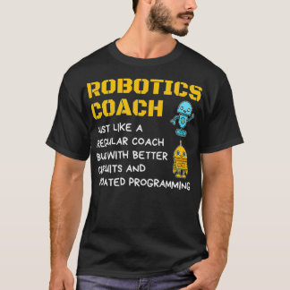 おもしろロボット指導者Tシャツ 定義 ロボット対決 Tシャツ