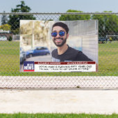 おもしろ動画 男性の50歳誕生日ニュース テレビ 40歳 60歳 横断幕 (インサイチュ)