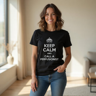 おもしろ医療系 Keep Calm パーフュージョンリストを呼べ Tシャツ