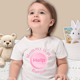 おもしろ可愛い母の日ギフトのベビー服 名前入りデザイン ベビーTシャツ