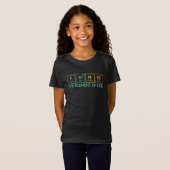 おもしろ周期表パパ Tシャツ (正面フル)