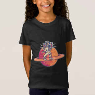 おもしろ宇宙飛行士ミュージシャン Tシャツ