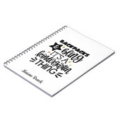 おもしろ幼稚園特別仕様ノートブック ノートブック (左側)