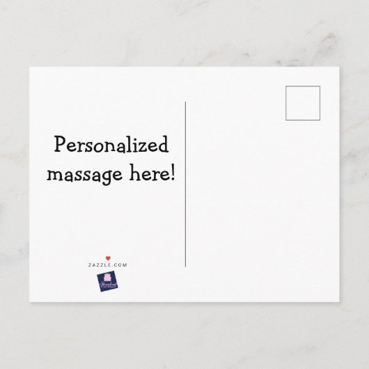 おもしろ引越ししました 案内ポストカード (裏面)