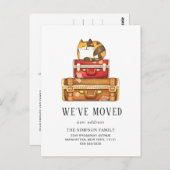 おもしろ引越しのお知らせ ポストカード (正面/裏面)