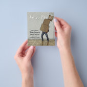 おもしろ引越しのお知らせ（予算内） チラシ (手)