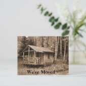 おもしろ引越し葉書 おもしろ引越しポストカード ポストカード (スタンド正面)