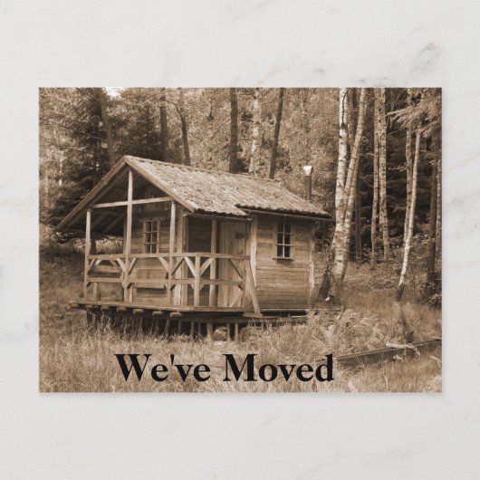 おもしろ引越し葉書 おもしろ引越しポストカード ポストカード (正面)