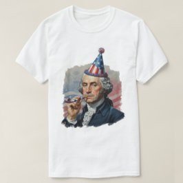 おもしろ愛国的な7月4日のお祝い Tシャツ