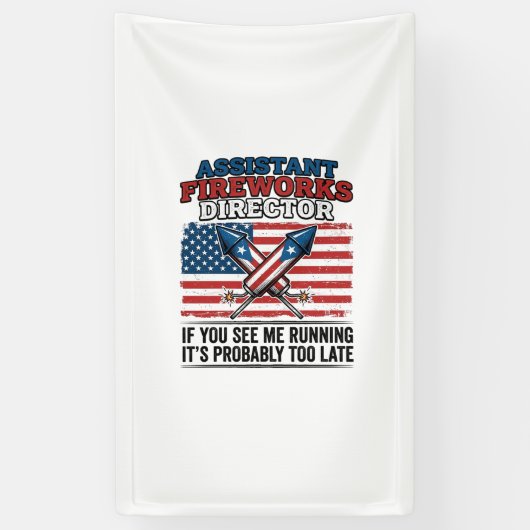 おもしろ愛国花火副監督Tシャツ 横断幕 (縦)