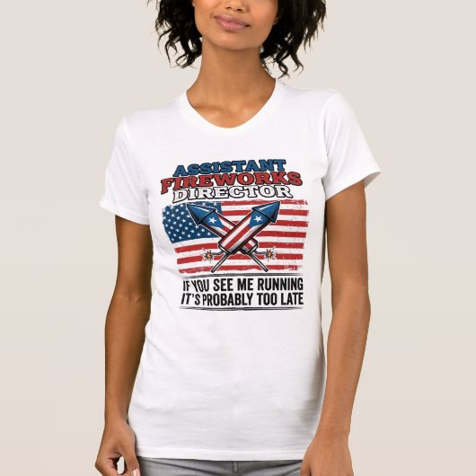 おもしろ愛国花火副監督Tシャツ Tシャツ (正面)