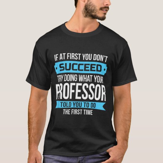 おもしろ教授の感謝ギフト Tシャツ (正面)