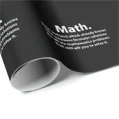 おもしろ数学タイポグラフィ ラッピングペーパー (ロールコーナー)
