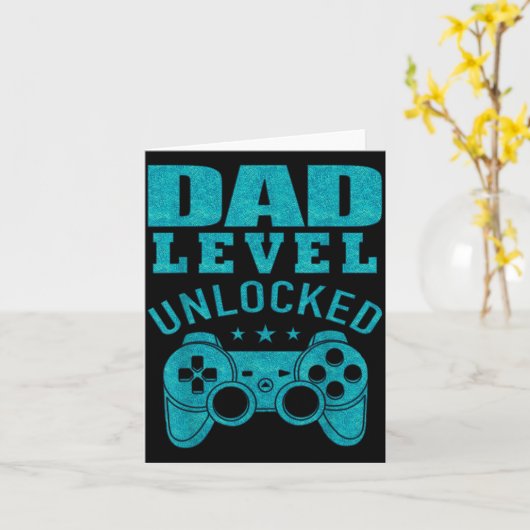 おもしろ新パパTシャツ パパレベル解除 デイトeeシャツ カード (黄色い花)