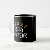 おもしろ新年 ツートーンマグカップ (正面左)