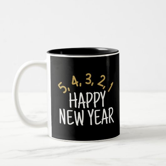 おもしろ新年 ツートーンマグカップ (左)