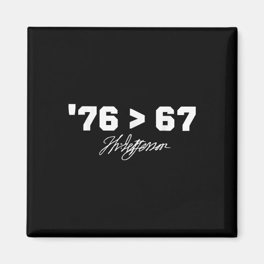 おもしろ歴史76 67 トーマス・ジェファーソン 六七 メム マグネット (正面)