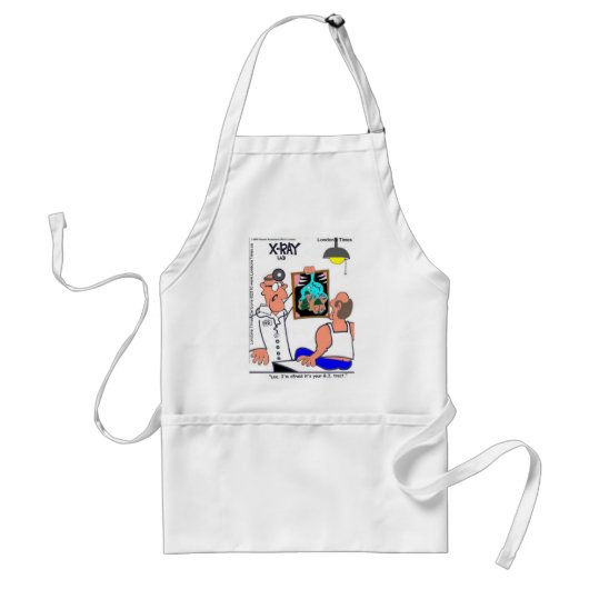 おもしろ消化器系医療Tシャツ ギフト スタンダードエプロン (正面)