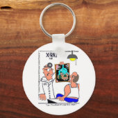 おもしろ消化器系Tシャツ ギフト キーホルダー (正面)