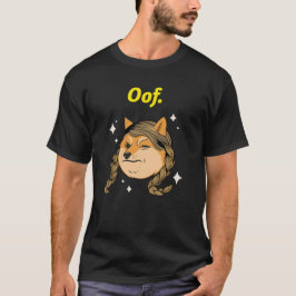 おもしろ犬ミームTシャツ Tシャツ