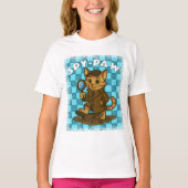 おもしろ猫 Tシャツ (正面)