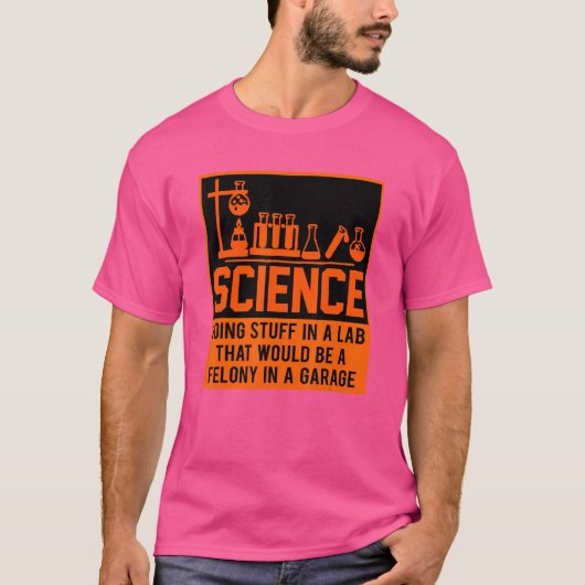 おもしろ科学ラボ Tシャツ (正面)