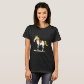 おもしろ立つ馬 Tシャツ (正面フル)