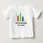 おもしろ統計 ベビーTシャツ (正面)