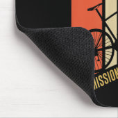 おもしろ自転車ギフト 環境保護 マウスパッド (コーナー)
