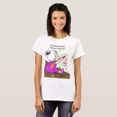 おもしろ親代理住宅ペンキ屋女性 Tシャツ (正面フル)