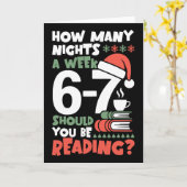 おもしろ読書67 ミーム 英語教師 クリスマス ボ カード (黄色い花)