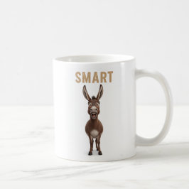 おもしろ賢いロバのマグカップ コーヒーマグカップ
