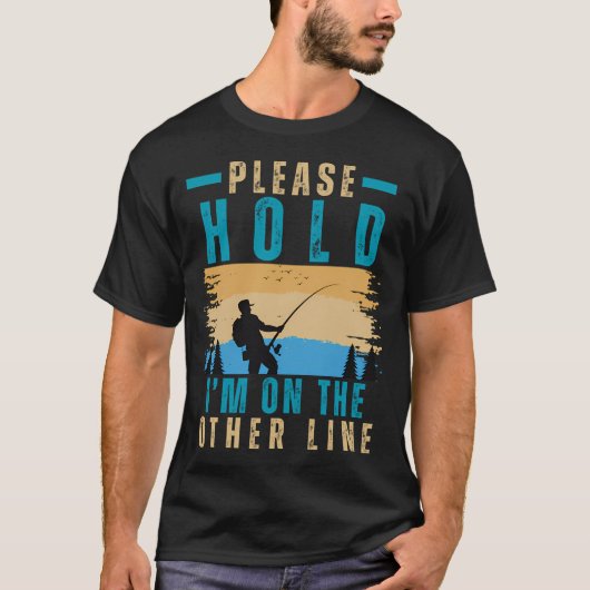 おもしろ釣りハンティングキャンプシャツ Tシャツ (正面)