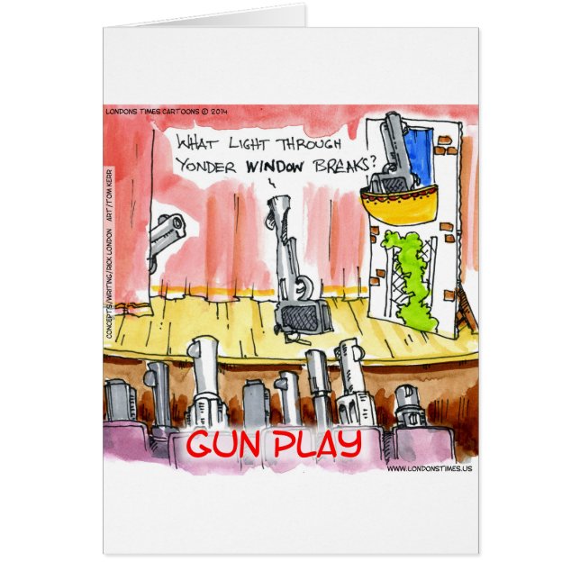 おもしろ銃カートゥーン (正面)