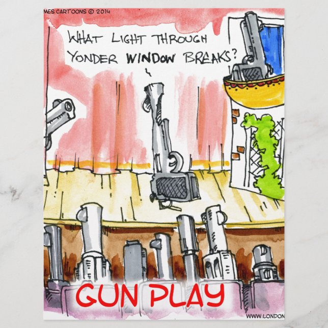 おもしろ銃カートゥーン (正面)