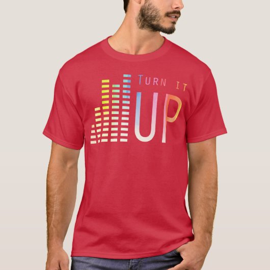 おもしろ音楽好きデザイン Tシャツ (正面)