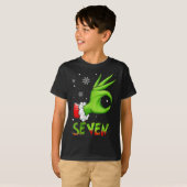 おもしろ6 7 ミームサンタ クリスマス Xmas 先生 Tシャツ (正面フル)