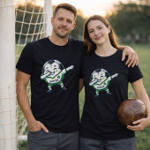 おもしろ＆かわいいダッブリングサッカーボール Tシャツ