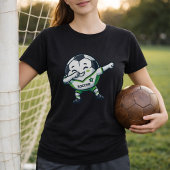 おもしろ＆かわいいダッブリングサッカーボール Tシャツ