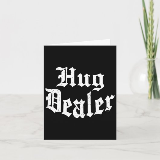 おもしろ かわいい 敏感な足 ハグ マーチャント バレンタイン カード (正面)